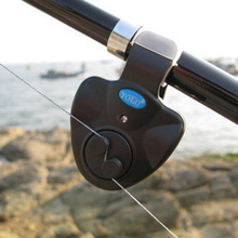 New LED Light Fishing Bite Alarms Fishing Line Gear Alert Indicator Buffer Black