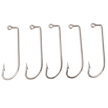 High Quality Size 3 0 Fishing Tools Lot 100PCS Jig Hook Jig Big Stainless Steel Fishing
