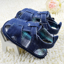 Baby Sandals Shoes First Walkers Solid Cotton Toddler infant Boy Girl Shoes