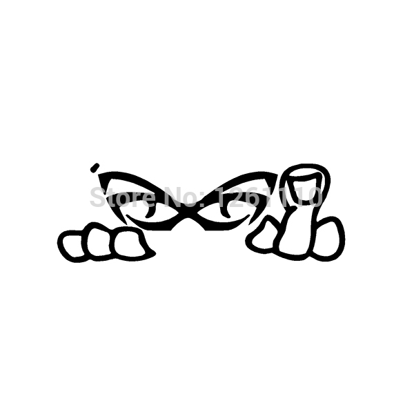 EVIL EYES Vinyl Decal Sticker JDM Decals Stickers For Your Car window Truck Bumper Laptop Locker