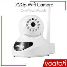 Free Shipping IP Camera Wifi Wireless CCTV 720P HD Camera Baby P2P Monitor Security P/T Micro Camera Surveillance Vcatch