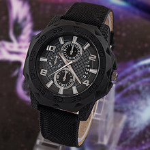 2105 New Mens Quartz Watches Pu Leather Luxury Golden Case Big Dial Men Watch Analog Men Sports Watches