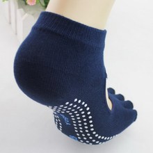 Hot Sale Fitness Yoga Socks Sport Socks Breathable Cotton Non Slip Toeless Backless Unisex Socks pilates