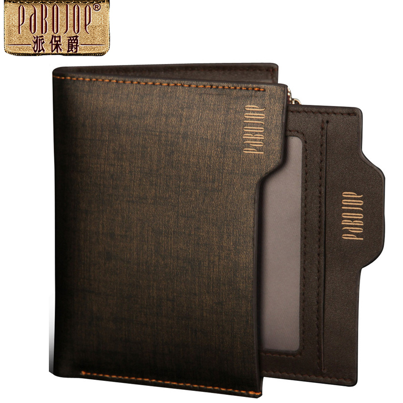 Promotion 2015 Brand New Mens Genuine Leather Card Wallet 9 Slots Cash Card Holder Top Quality