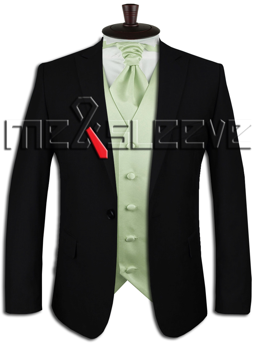 hot sale free shipping solid light peak green suit waistcoat vest hot sale free shipping solid light peak green suit waistcoat vest ascot tie cufflinks handkerchief us545