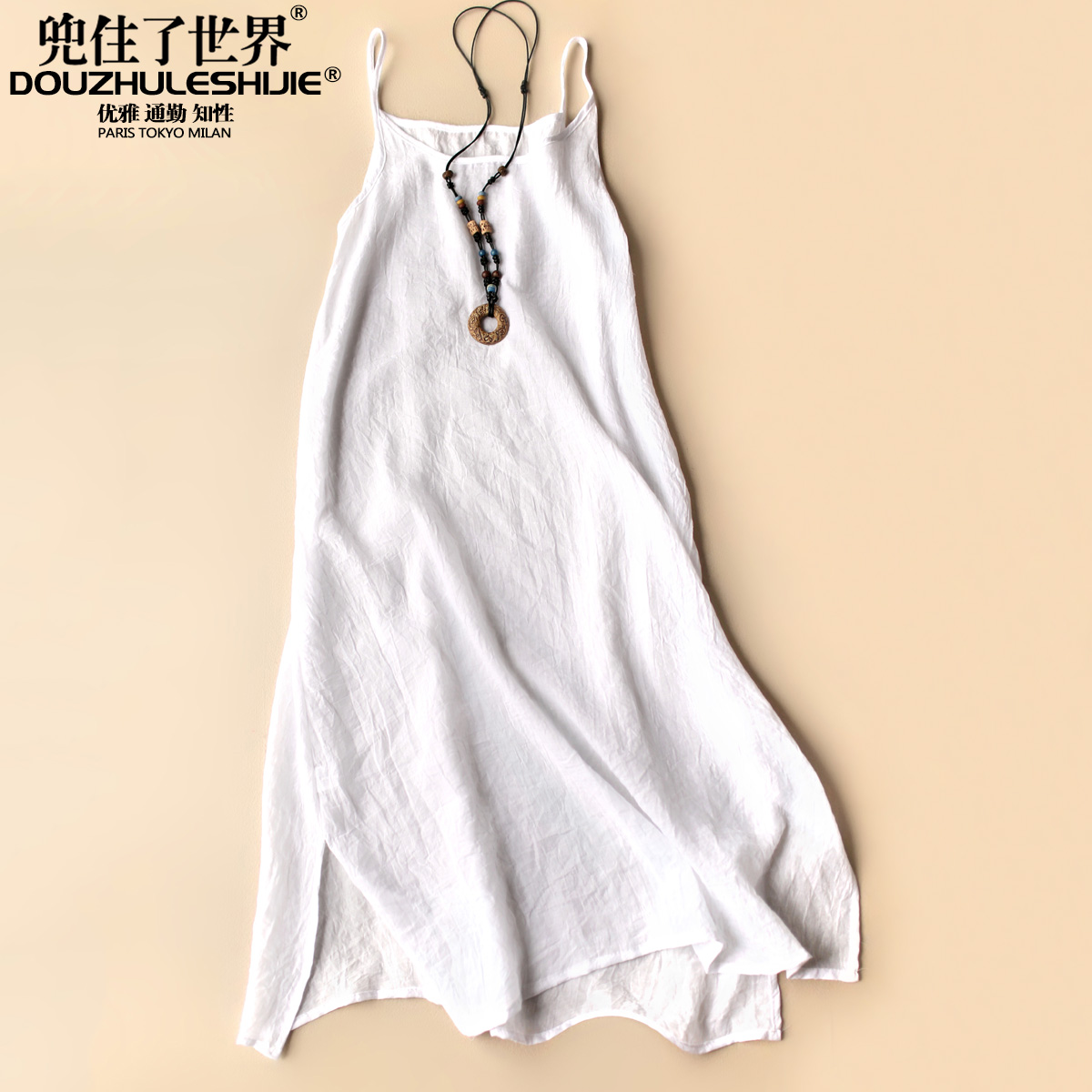 New-2015-Summer-Cotton-Sleeveless-Loose-Dresses-Women-s-Vintage ...