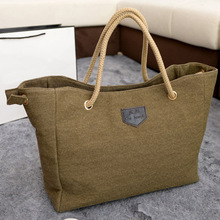 TOYL Canvas bags Single Or Double Rope Shoulder Bags Personality Contracted Large Handbags For Women bolsas femininas