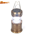 Solar Led Outdoor Lighting Waterproof Portable Lantern 6LED USB Rechargable Led Camping Lantern Tent Fishing Hunting