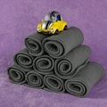 3PCS Lot Hot Selling 4 Layers Bamboo Charcoal Inserts Cloth Diaper For Baby Diaper Washable Reuseable