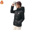 Women Down jacket Winter New Leisure Fashion Hooded Thickening Super warm Short coat Long sleeve Slim