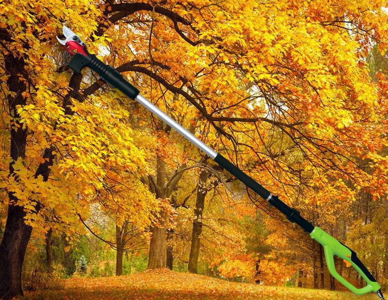 KOHAM Tools 2.1Meters Pole Olive Tree High Branches Electric Secateurs