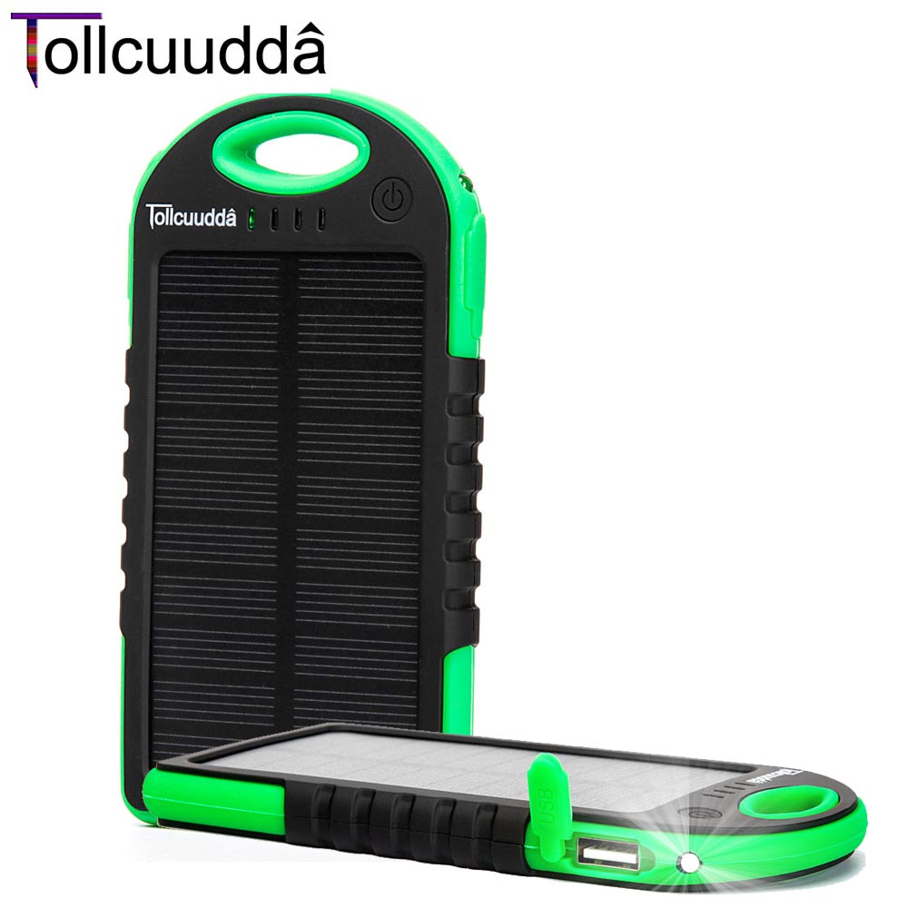Tollcuudda Externa Phone Power Battery Pover Bank Portable Solar Panel Charger Powerbank 5000mAH Smartphone Charging Powered Box Tollcuudda Externa Phone Power Battery Pover Bank Portable Solar Panel Charger Powerbank 5000mAH Smartphone Charging Powered Box