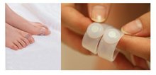 2Pair Silicone Magnetic Foot Massage Toe Ring Durable Keep Fit Slimming Health Tool