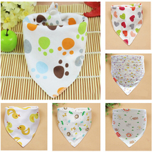 2015 New Baby Cotton Bib Infant Saliva Towels Baby Accessories Bibs Newborn Wear Cartoon Head Scarf