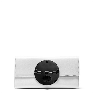 NEW STYLE MIMCO Wallet MATT WHITE Leather Large MA...