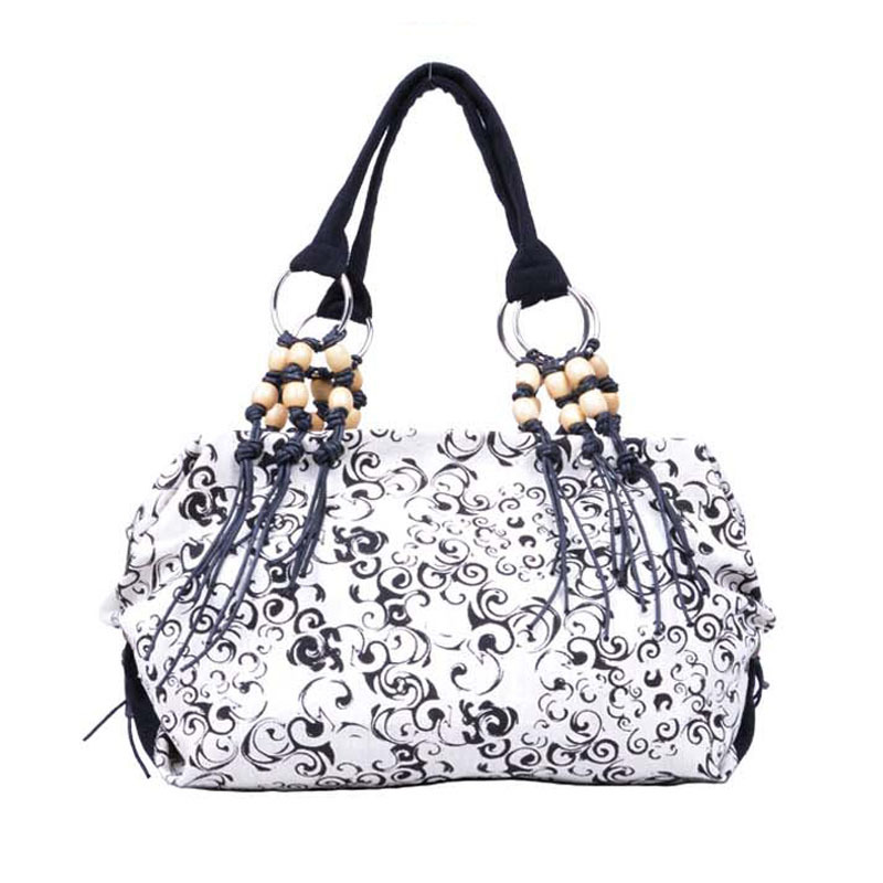 2015 Fashion National Trade Embroidered Tassel Handbag Elegant Women Cotton Bags Tote Bag ...