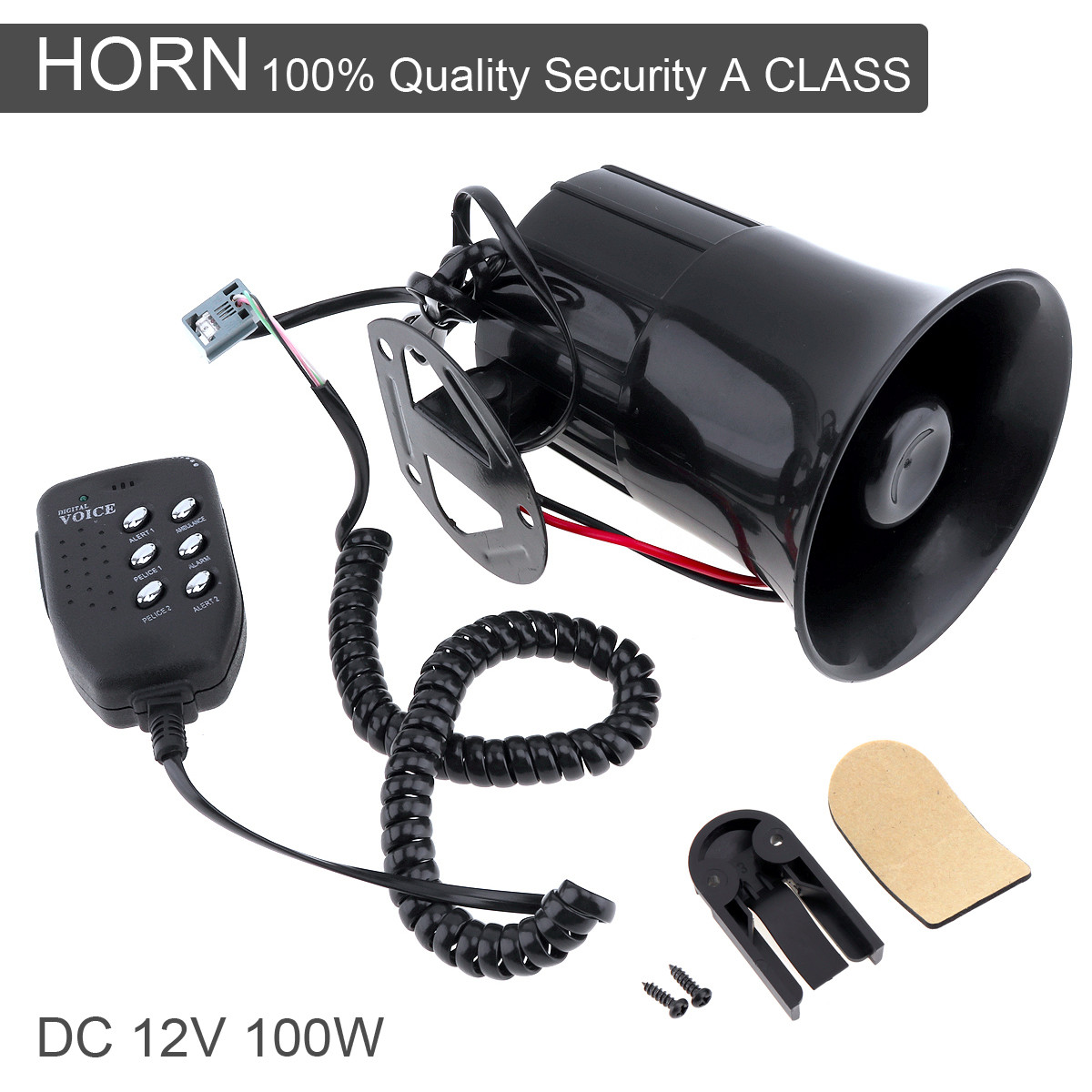 Loud Car Horn >> Car Horn Loud 100w 12v 6 Sound Car Speaker Loud Alarm Siren Horn 105 Loud Car Horn >> Car Horn Loud 100w 12v 6 Sound Car Speaker Loud Alarm Siren Horn 105