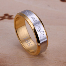 Free Shipping 925 Sterling Silver Ring Fine Fashion Forever Love Steel Ring Women Men Gift Silver