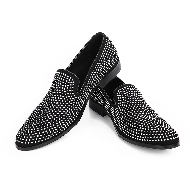 mens studded loafers
