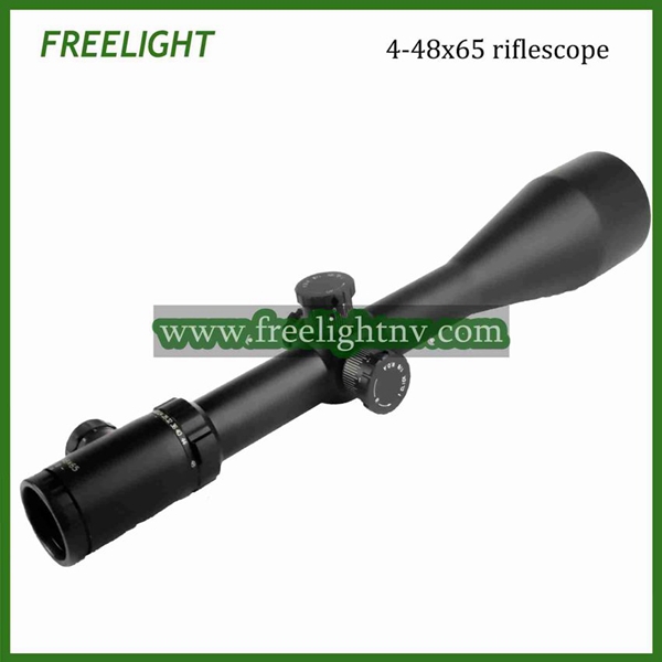 4 48x65 High variable power riflescope long range target shooting optical weapon scope Side focus riflescope