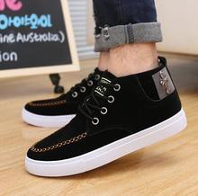 Men Shoes 2016New Suede Leather Flat Men’s Fashion Casual Shoes Solid Male Footwear For Men Zapatos Hombre zz