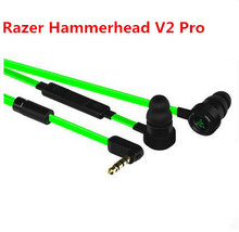 2016 In ear gaming headset for Razer Hammerhead V2 Pro earphone wiht mic Noise isolation stereo deep bass for fone de ouvido