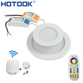 HOTOOK Smart Milight Wifi RGBW LED Downlight Lamp Dimmable Recessed RGB CCT Color Changing Remote Wifi
