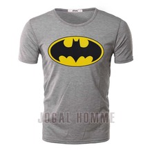 Summer Style O-Neck 100% Cotton Full Shirt  Men’S Personalized Print Batman Men’S Short Sleeve Casual T-Shirt 8 Colors B0606