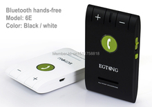 Hot Selling Dual Phones Connecting Universal Bluetooth Car Kit Wireless Speakerphone in Car Bluetooth Handsfree Kit for Mobile6E