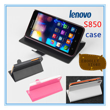 New arrival phone case Lenovo S850 smartphone flip leather case good quality pu phone cover