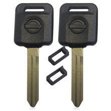 20pcs/lot New Remote Ignition Transponder Key Shell For Nissan 2015 Qashqai Tiida With Uncut Blade No Chips Car Key Case