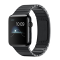 TOP Quality Link Bracelet For Apple Watch Band 38mm 42mm Black Silver Gold 316L Stainless Steel