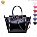 VINTAGE WAXED LARGE CABAS TOTE - Women's 2015 Simple Casual Top Handle