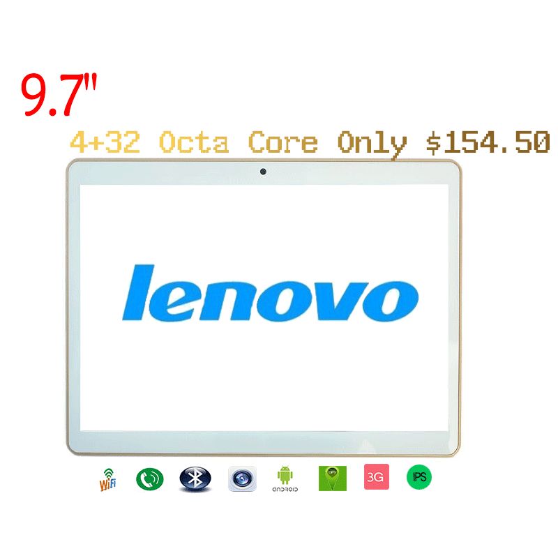 Lenovo 9 7 inch Octa Cores Tablet PCS 1280X800 DDR3 4 GB ram 32GB 8 0MP