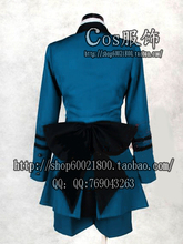 2015 New Sale Freeshipping Adult Unisex Cotton Microfiber Butler Cosplay Ciel Phantomhive Dark Costume custom Made