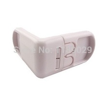 High Quality White Hard ABS Baby Child Kid Safe Safety Protection Drawer Cabinet Door Right Angle