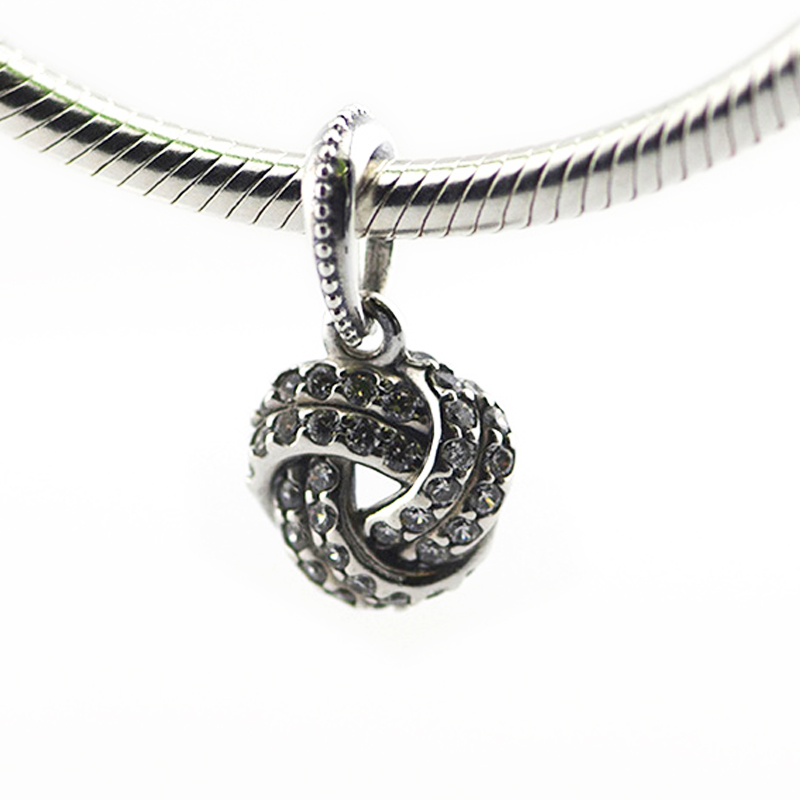 Aliexpress.com : Buy Fits Pandora Charms Bracelet 100% 925 Sterling Silver Beads Sparkling Love ...