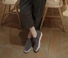 2015 spring flat bottom Within the higher thick bottom shoes lazy shoes Frosted invisibility factory outlets