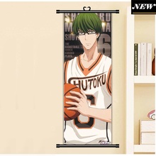 45X125CM Kuroko no Basuke Basketball Midorima.Shintarou Anime Cartoon scroll wall picture mural poster art cloth canvas painting