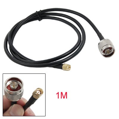 COFA N Male Connector to RP-SMA Male Antenna Pigtail Cable 1M