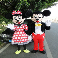 Newest top sale minnie mouse mascot costume professional cartoon costumes inflatable mascot costume Free Shipping