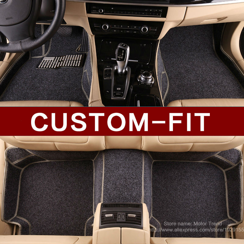 Car Styling Customized Car Floor Mats For Peugeot 206 2008 301