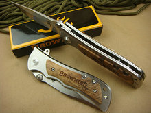 NEW Browning 339 Root Wood Folding Pocket Knife Camping Knife BR339W