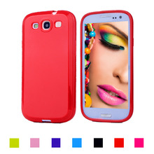 Конфеты силиконовые тпу мягкого пластика чехол для Samsung Galaxy S3 S III i9300 дуэта i9300i S3 нео i9301 резина гель задняя крышка телефона