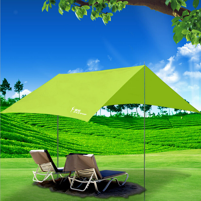 Beach tent summer sun shelter for outdoor camping hiking Event party picnic bivvy awning 9 color waterproof anti-UV free ship