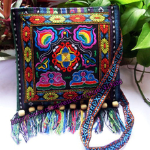 Free shipping 2 pc set of Vintage Hmong Tribal Ethnic Thai Indian Boho shoulder messenger bag
