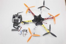 F05114-AK DIY Drone F550 Hexa-Rotor Full Kit 1045 3-Prop 6axle Multi QuadCopter UFO & High Landing Gear + 2-axle Gimbal Mount