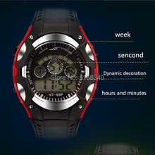 2015 Hot Sale Multifunction Unisex watches Fashion Casual Sport Back Light wristwatch Practicality Digital Waterproof Stop Watch