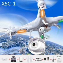 100% Original High Quality White Color X5C-1 RC Helicopter Remote Control RC Drones With 2.0MP HD Camera Best Choice Quadcopter