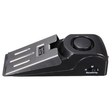 High Quality Newest Portable Security Door Stop Alarm Home Office Traveling Safety Wedge 125dB